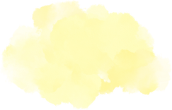 Watercolor Yellow Cloud